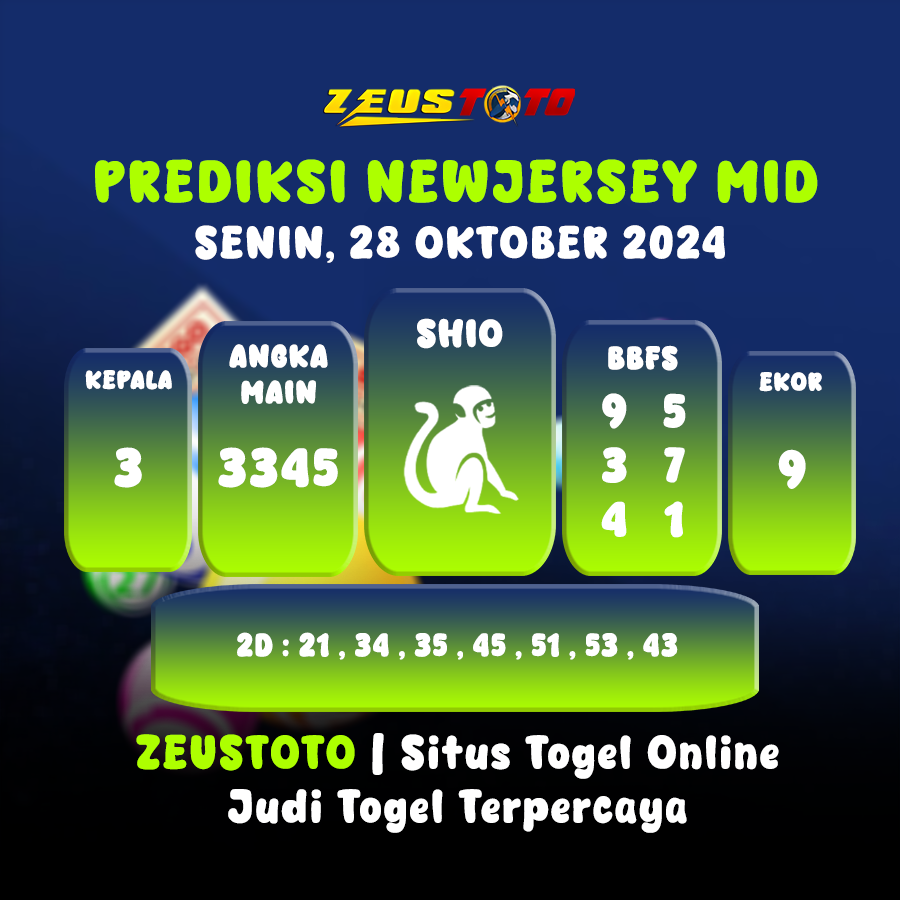 PREDIKSI ANGKA KELUARAN NEWJERSEYMID POOL 28 OKTOBER 2024 TERAKURAT