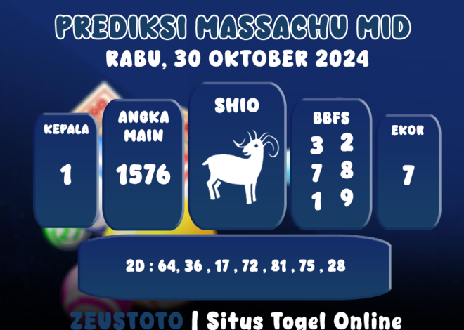 PREDIKSI ANGKA KELUARAN MASSACHUMID POOL 30 OKTOBER 2024 TERAKURAT