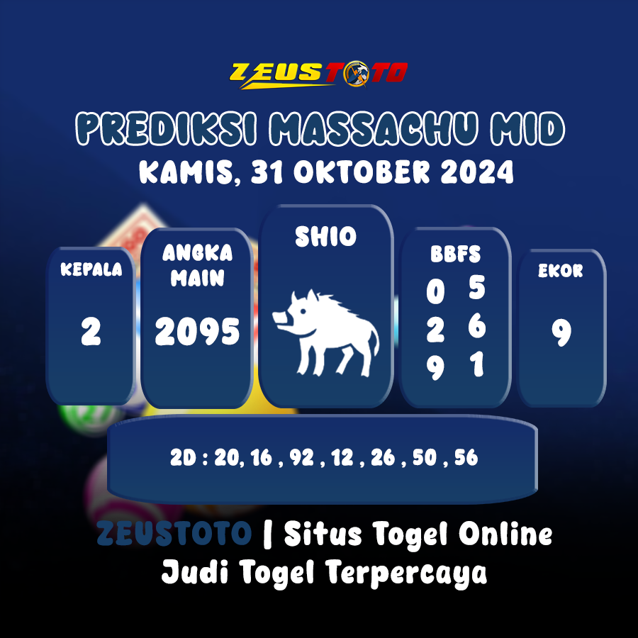 PREDIKSI ANGKA KELUARAN MASSACHUMID POOL 31 OKTOBER 2024 TERAKURAT