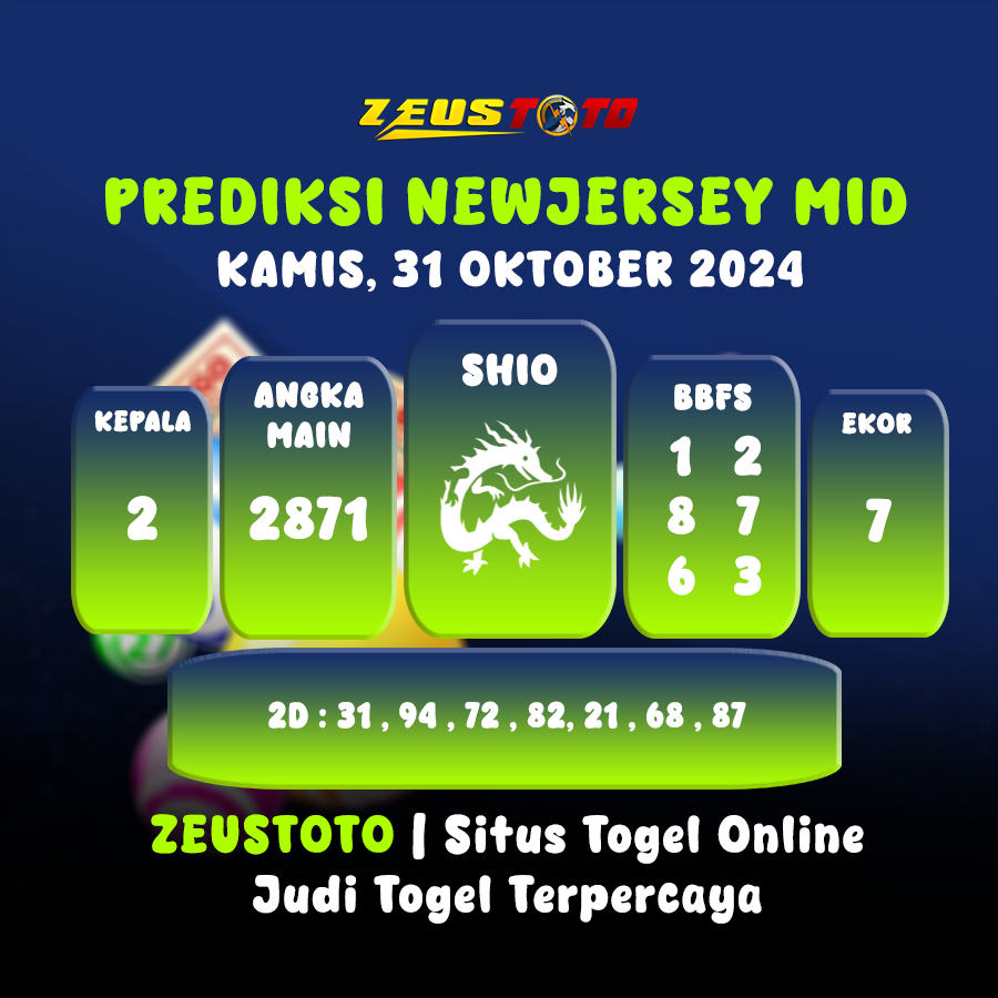 PREDIKSI ANGKA KELUARAN NEWJERSEYMID POOL 31 OKTOBER 2024 TERAKURAT