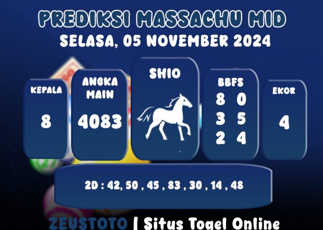 PREDIKSI ANGKA KELUARAN MASSACHUMID POOL 05 NOVEMBER 2024 TERAKURAT