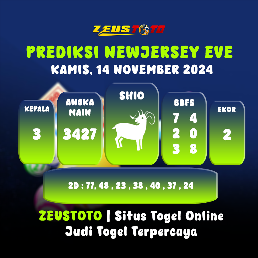 PREDIKSI KELUARAN ANGKA PERIODE 14 NOVEMBER 2024 NEWJERSEYEVE POOL