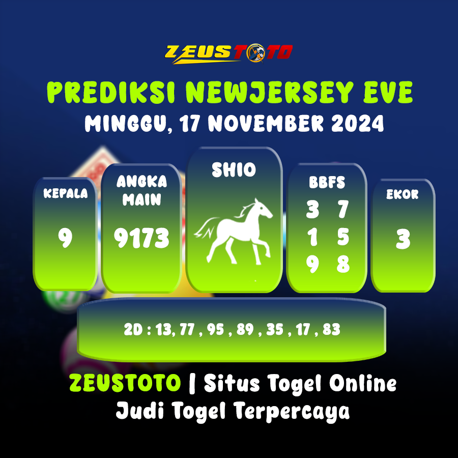 PREDIKSI KELUARAN ANGKA PERIODE 17 NOVEMBER 2024 NEWJERSEYEVE POOL