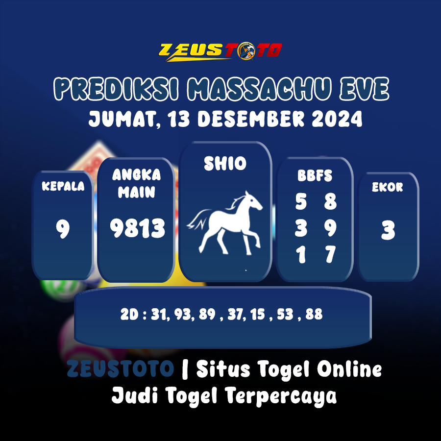 PREDIKSI MASSACHUEVE POOL 13 DESEMBER 2024