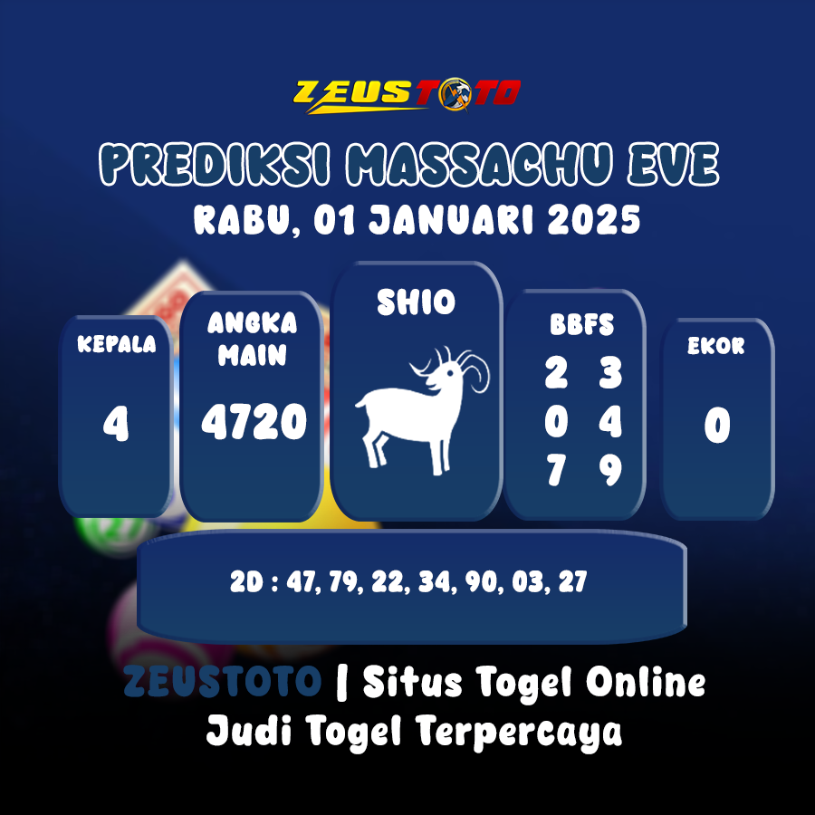 PREDIKSI MASSACHUEVE POOL 01 JANUARI 2025