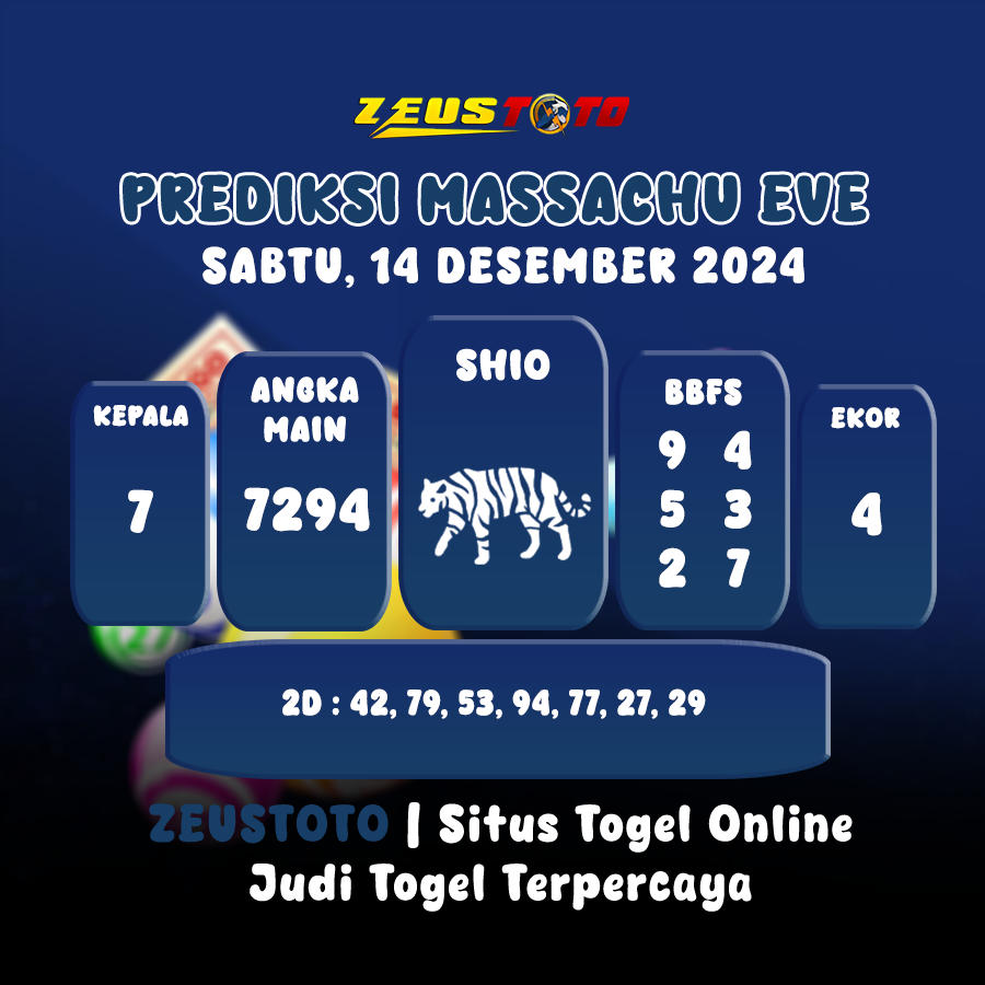 PREDIKSI MASSACHUEVE POOL 14 DESEMBER 2024