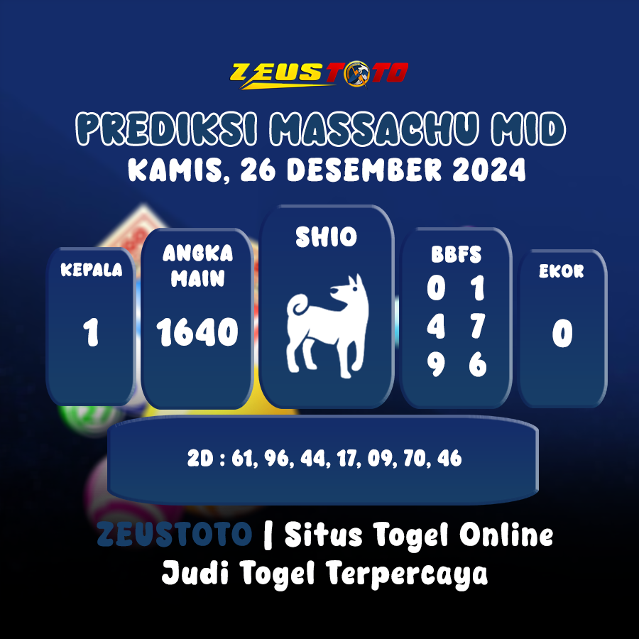 PREDIKSI MASSACHUMID POOL 26 DESEMBER 2024