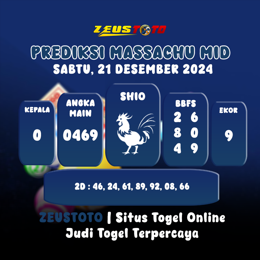 PREDIKSI MASSACHUMID POOL 21 DESEMBER 2024