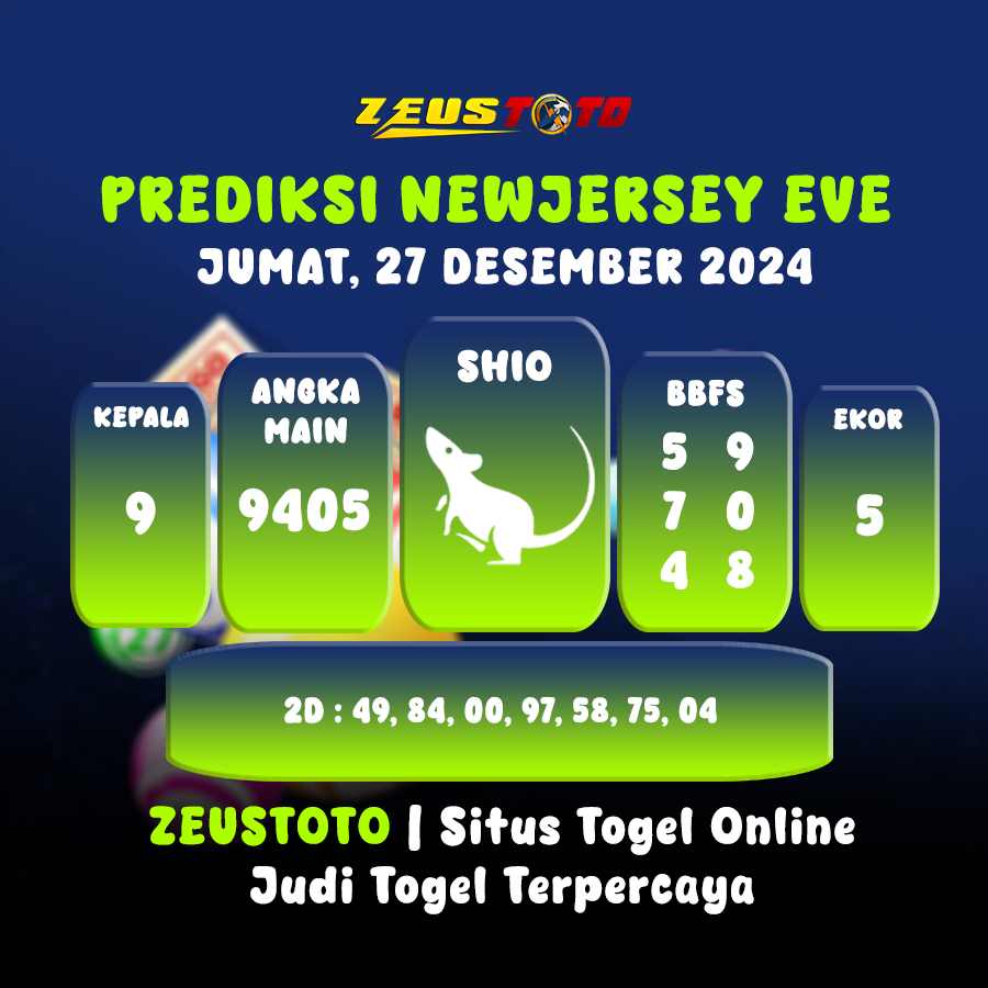 PREDIKSI NEWJERSEYEVE POOL 27 DESEMBER 2024