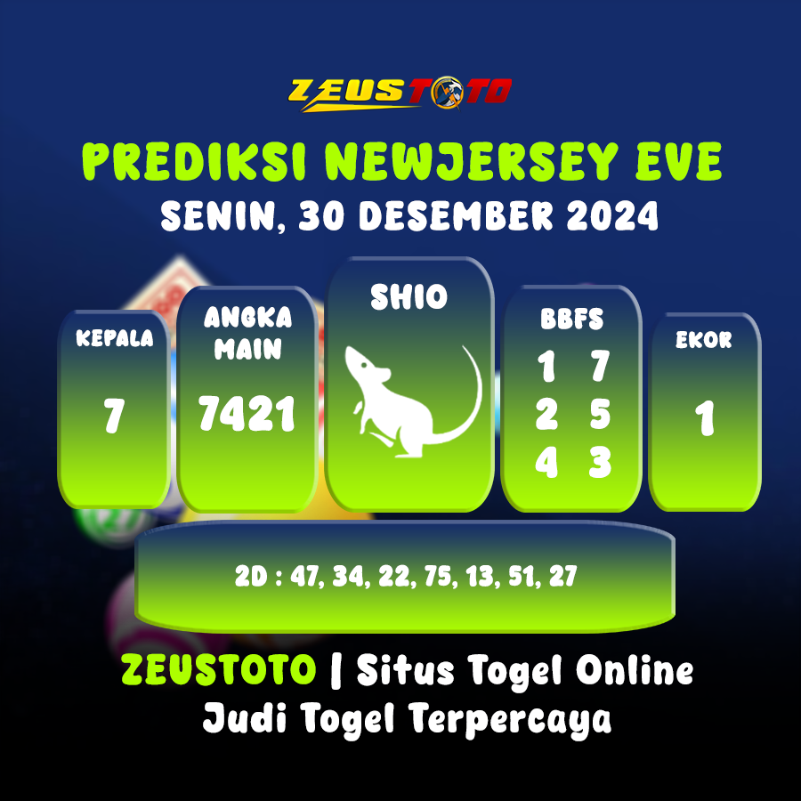 PREDIKSI NEWJERSEYEVE POOL 30 DESEMBER 2024