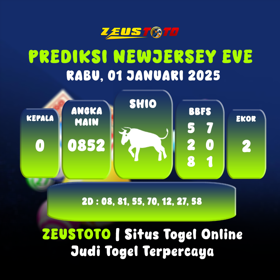 PREDIKSI NEWJERSEYEVE POOL 01 JANUARI 2025