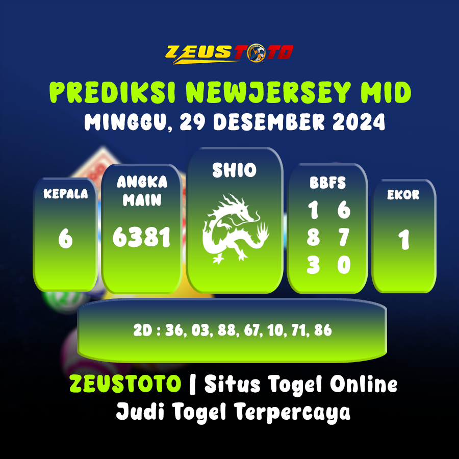 PREDIKSI NEWJERSEYMID POOL 29 DESEMBER 2024