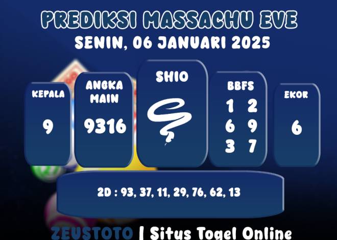 PREDIKSI MASSACHUEVE POOL 06 JANUARI 2025