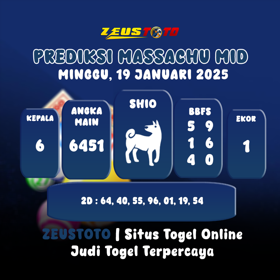 PREDIKSI MASSACHUMID POOL 19 JANUARI 2025