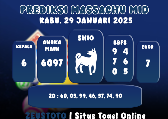 PREDIKSI MASSACHUMID POOL 29 JANUARI 2025