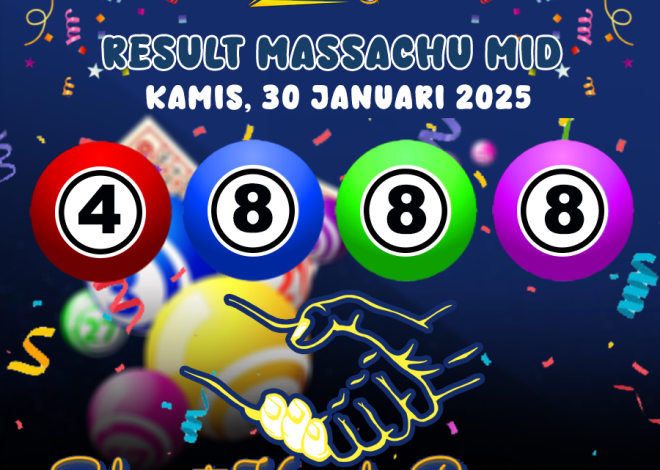 RESULT MASSACHUMID POOL 30 JANUARI 2025