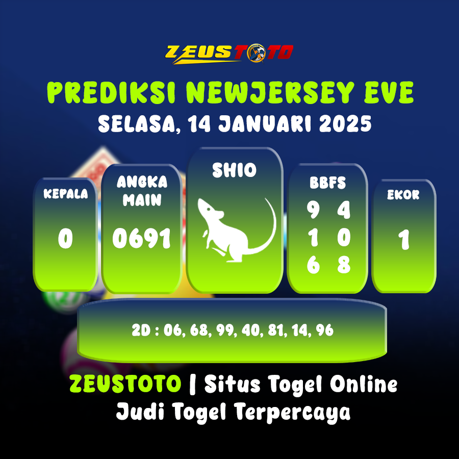 PREDIKSI NEWJERSEYEVE POOL 14 JANUARI 2025