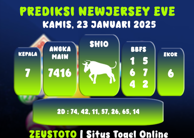 PREDIKSI NEWJERSEYEVE POOL 23 JANUARI 2025