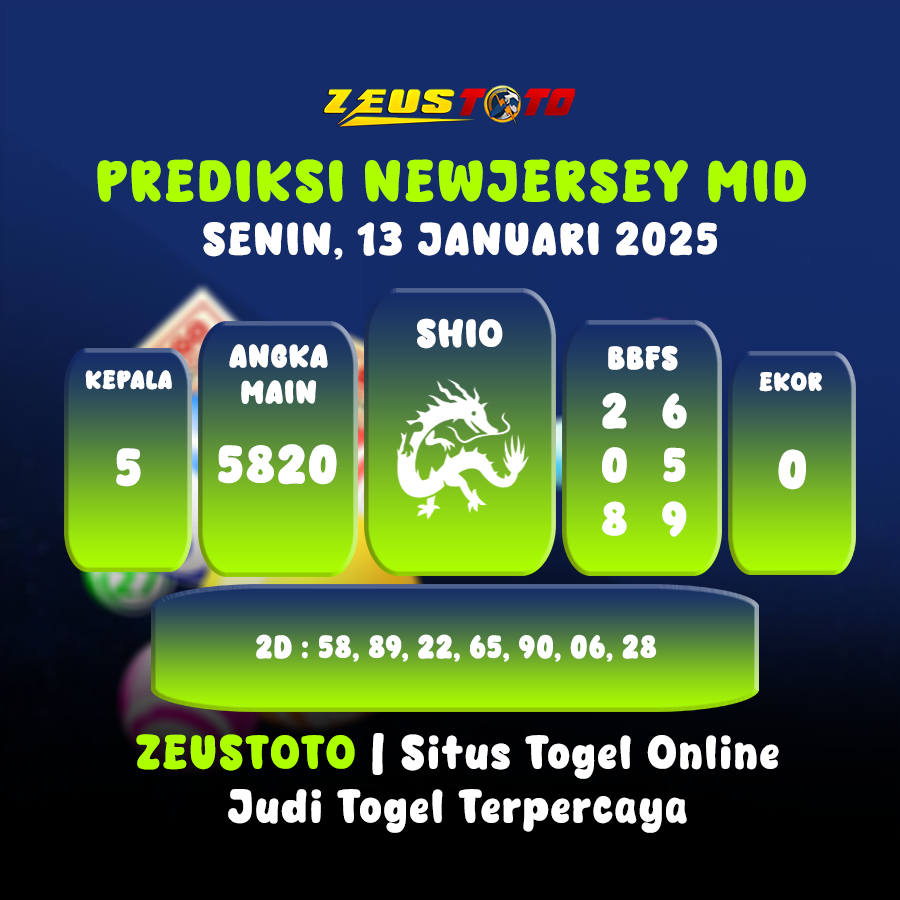 PREDIKSI NEWJERSEYMID POOL 13 JANUARI 2025