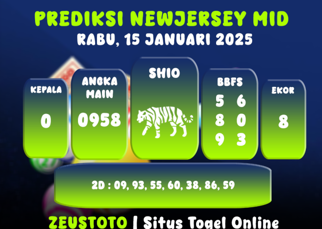 PREDIKSI NEWJERSEYMID POOL 15 JANUARI 2025