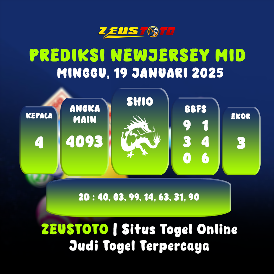 PREDIKSI NEWJERSEYMID POOL 19 JANUARI 2025