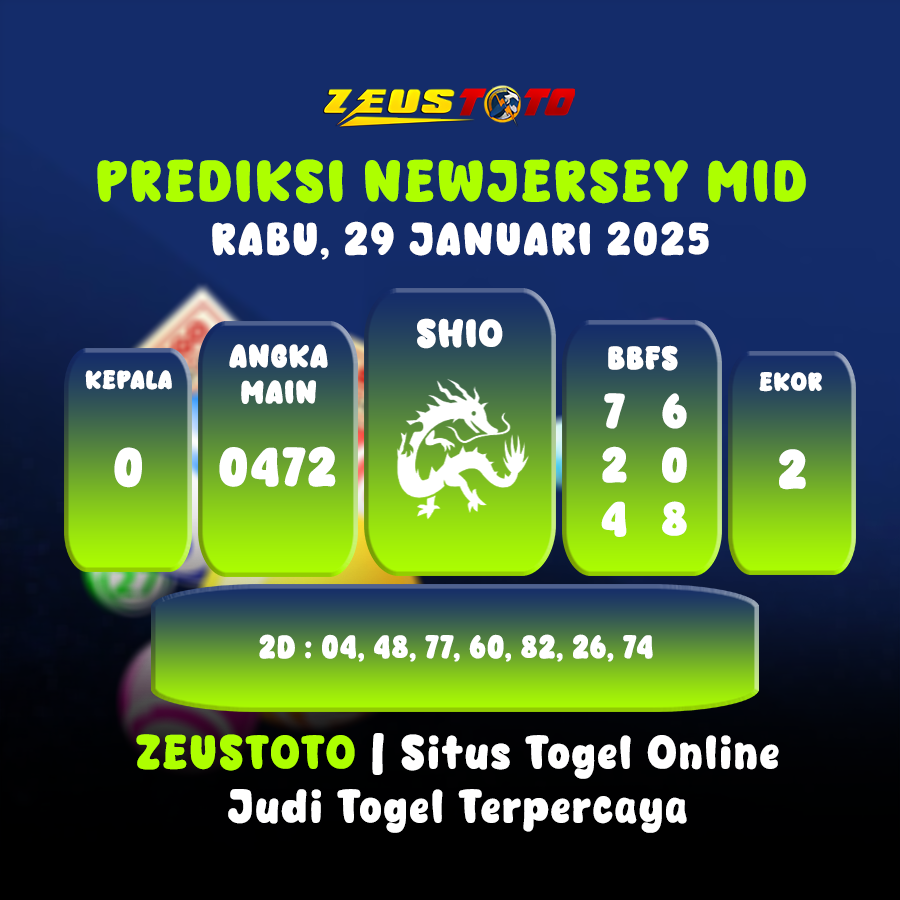 PREDIKSI NEWJERSEYMID POOL 29 JANUARI 2025