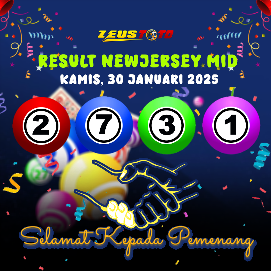 RESULT NEWJERSEYMID POOL 30 JANUARI 2025