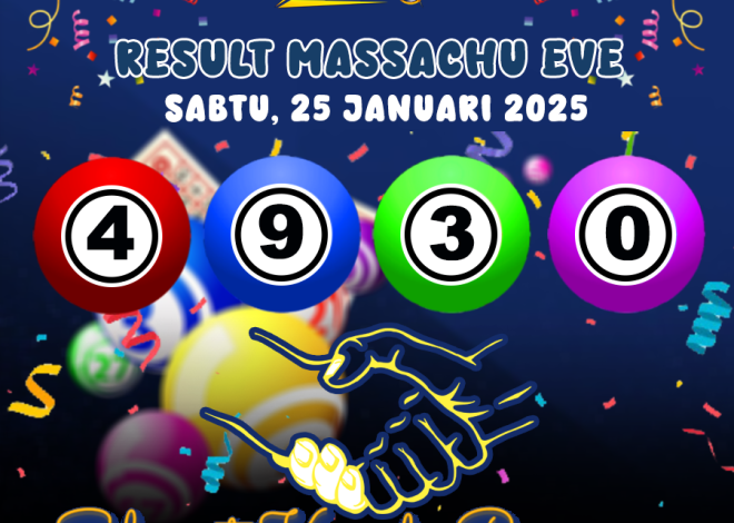 RESULT MASSACHUEVE POOL 25 JANUARI 2025