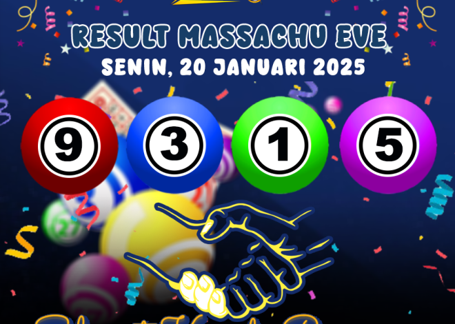 RESULT MASSACHUEVE POOL 20 JANUARI 2025