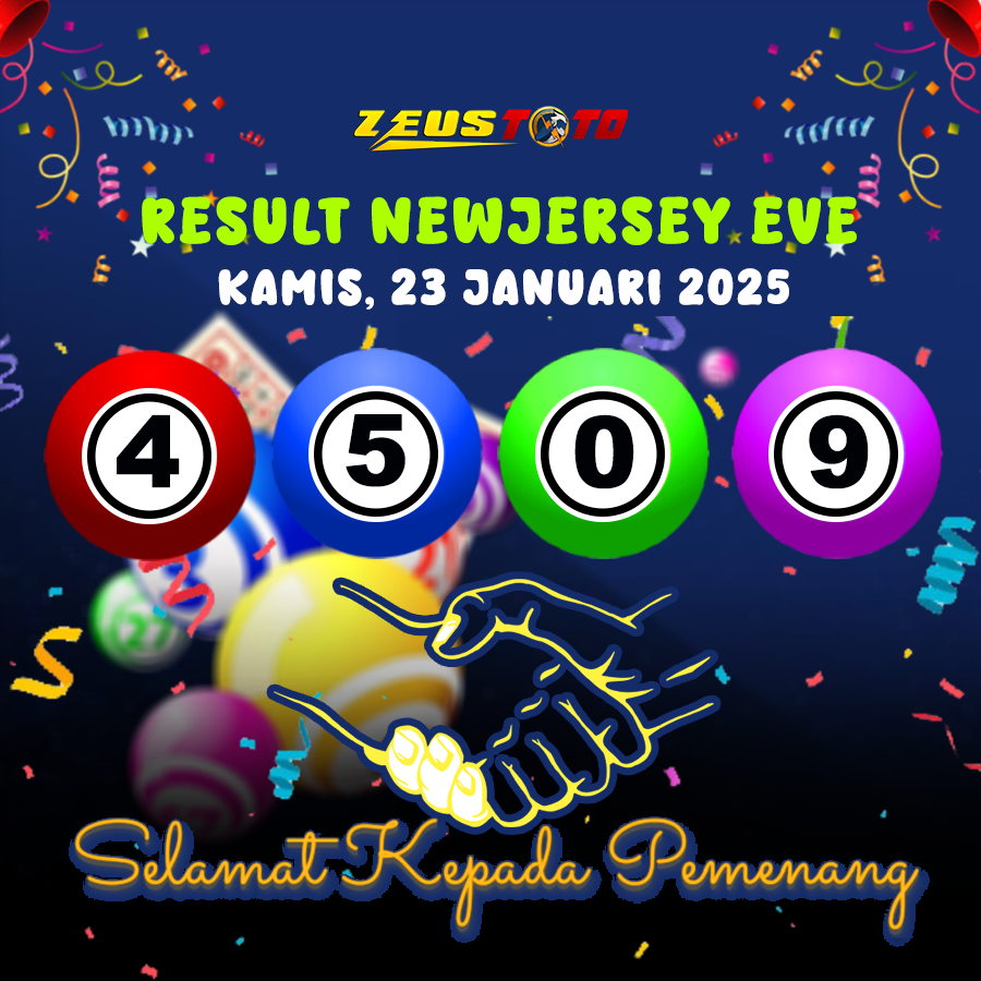 RESULT NEWJERSEYEVE POOL 23 JANUARI 2025