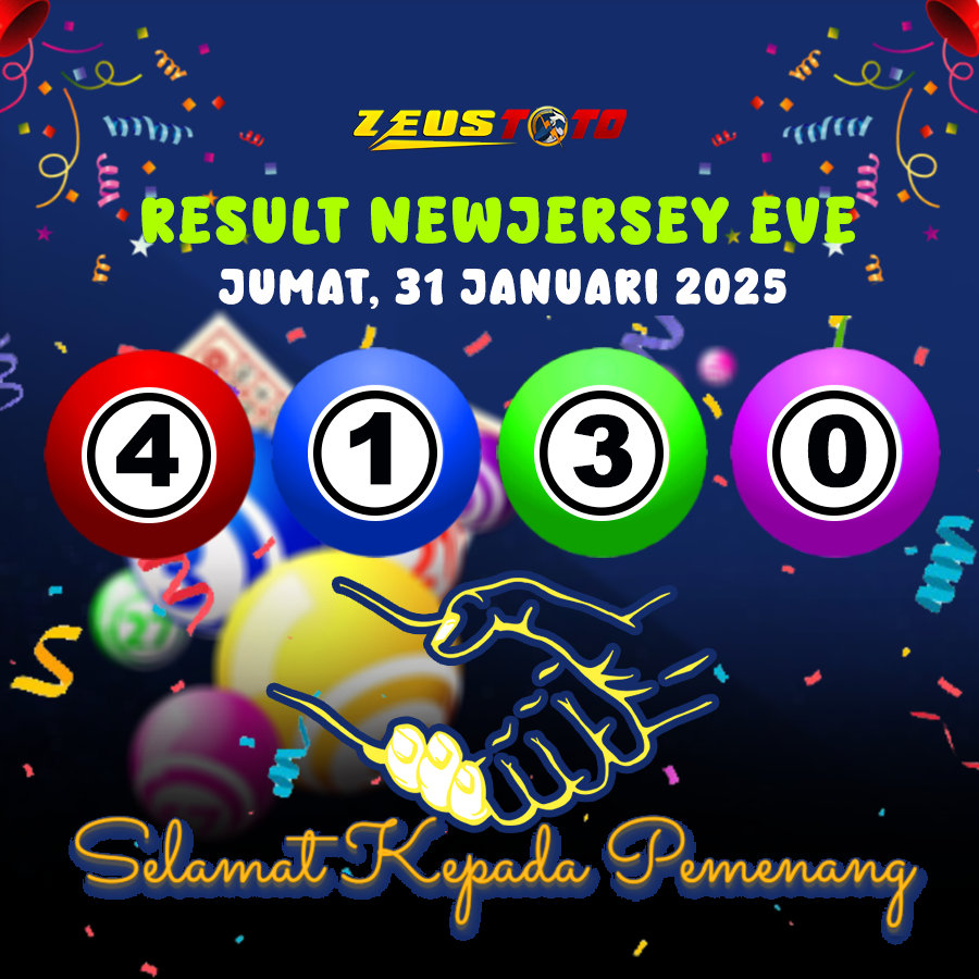 RESULT NEWJERSEYEVE POOL 31 JANUARI 2025