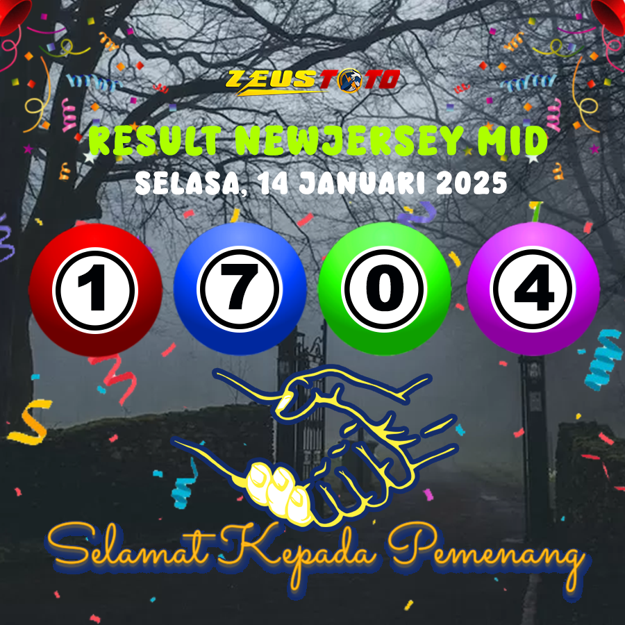 RESULT NEWJERSEYMID POOL 14 JANUARI 2025