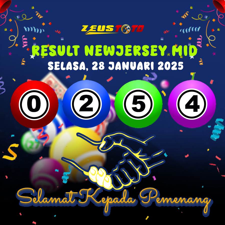 RESULT NEWJERSEYMID POOL 28 JANUARI 2025