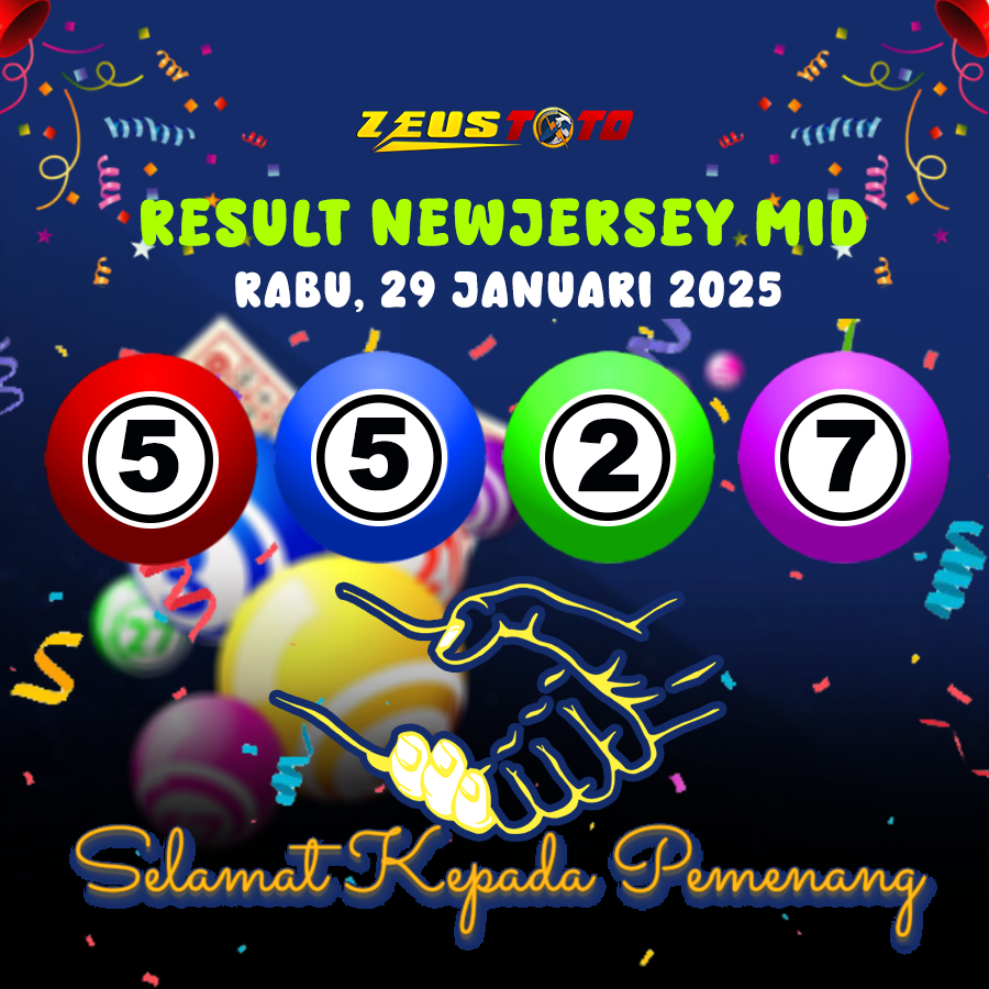 RESULT NEWJERSEYMID POOL 29 JANUARI 2025