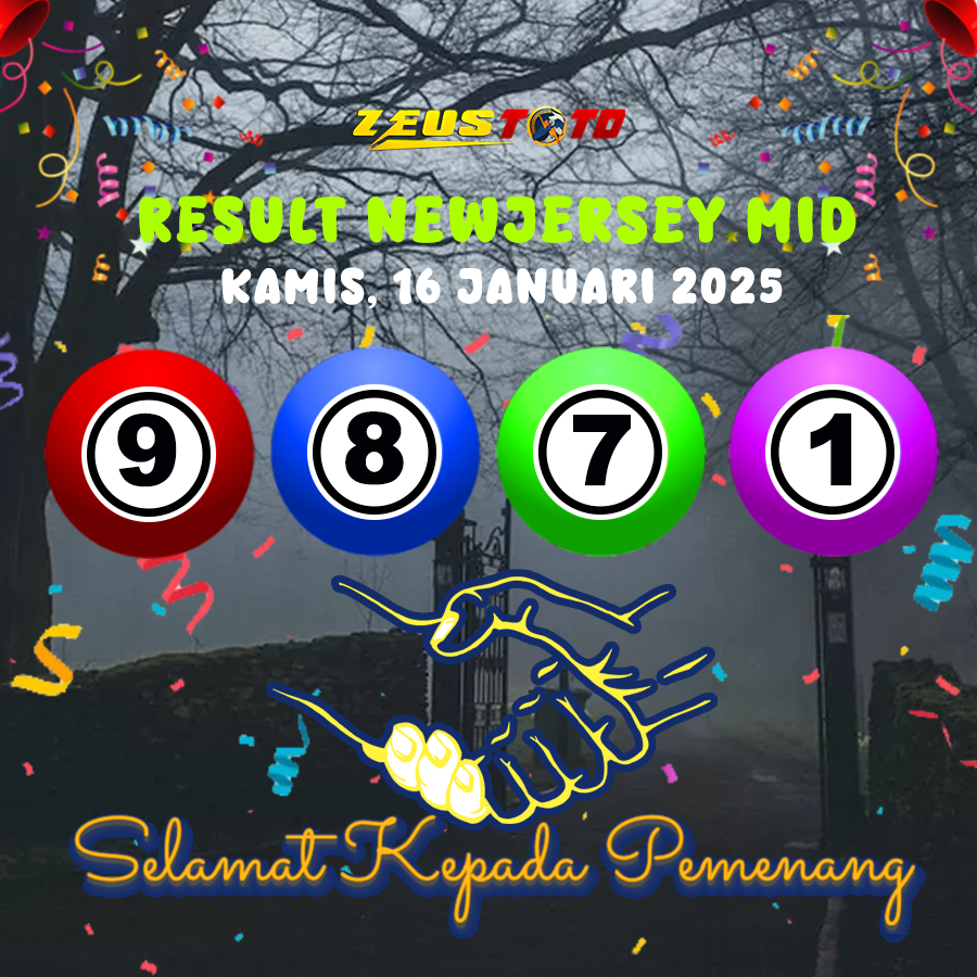 RESULT NEWJERSEYMID POOL 16 JANUARI 2025