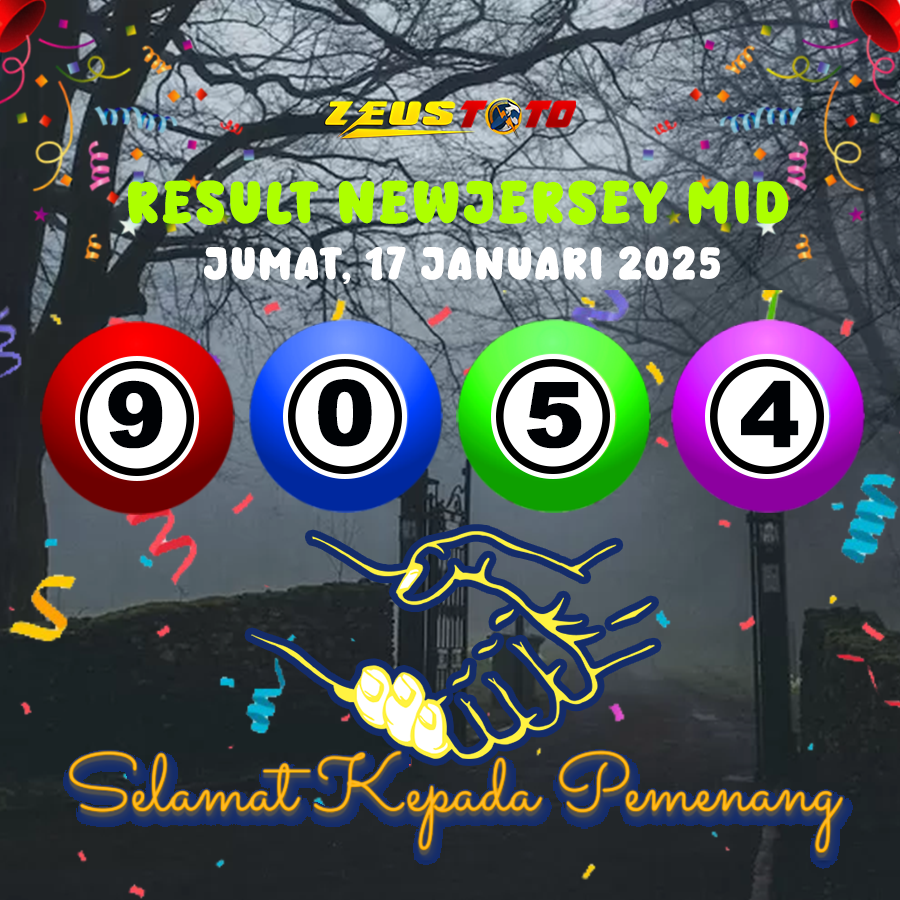 RESULT NEWJERSEYMID POOL 17 JANUARI 2025