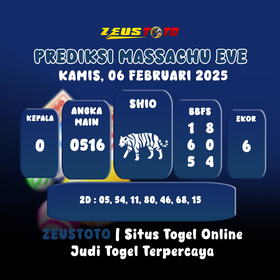 PREDIKSI MASSACHUEVE POOL 06 FEBRUARI 2025