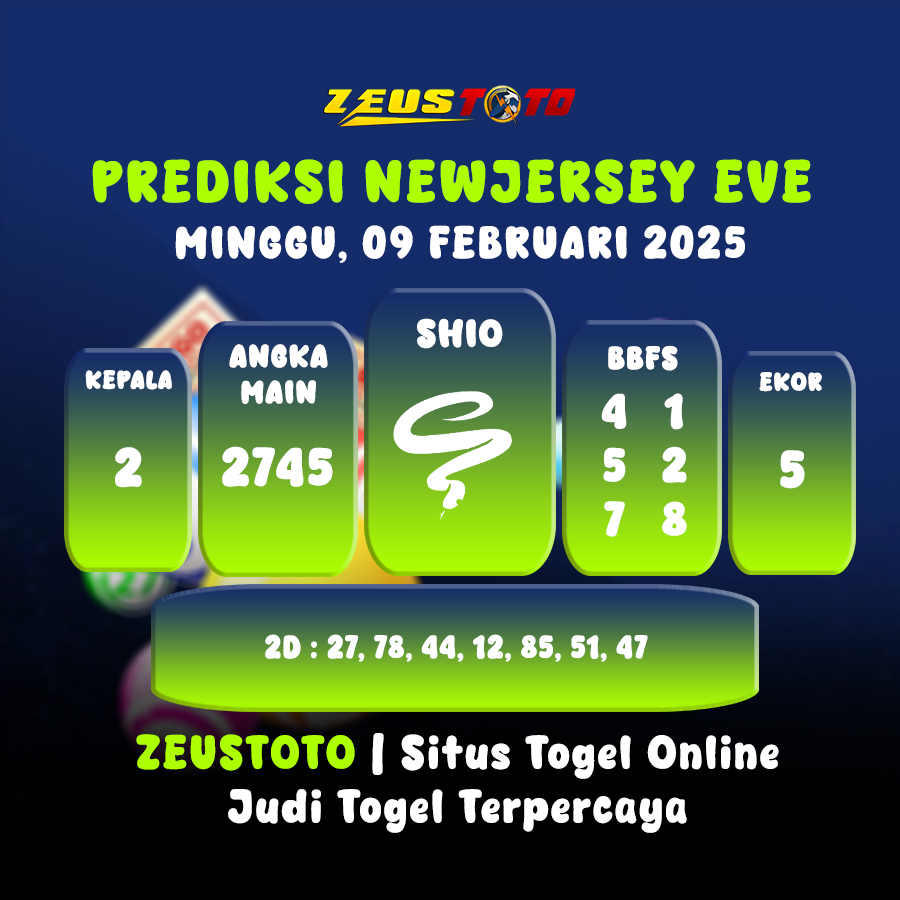 PREDIKSI NEWJERSEYEVE POOL 09 FEBRUARI 2025