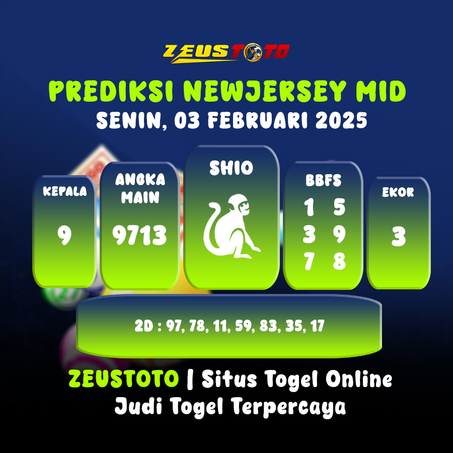 PREDIKSI NEWJERSEYMID POOL 03 FEBRUARI 2025