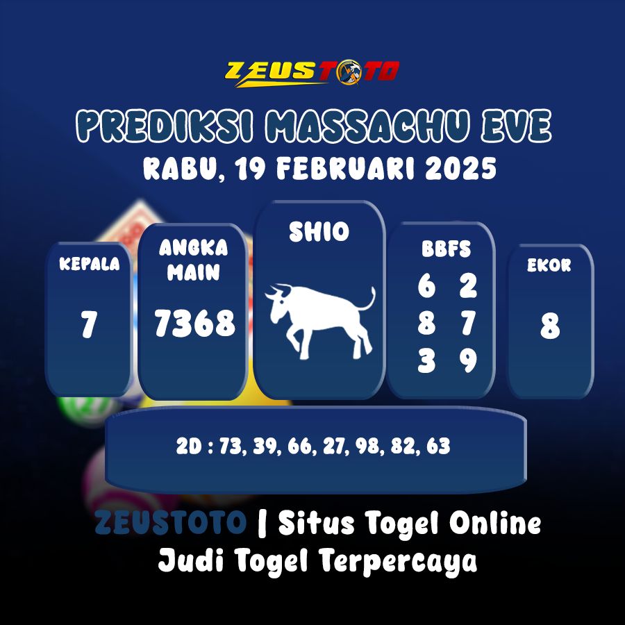 PREDIKSI MASSACHUEVE POOL 19 FEBRUARI 2025