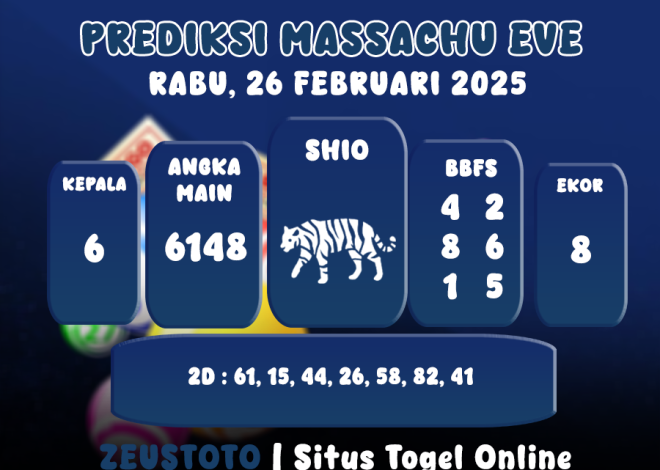 PREDIKSI MASSACHUEVE POOL 26 FEBRUARI 2025