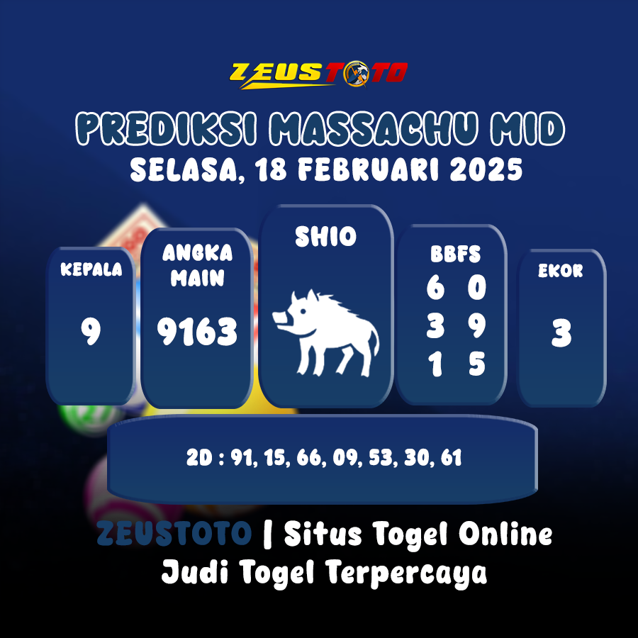 PREDIKSI MASSACHUMID POOL 18 FEBRUARI 2025