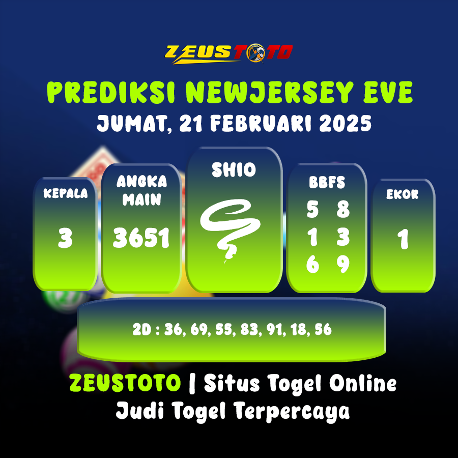 PREDIKSI NEWJERSEYEVE POOL 21 FEBRUARI 2025