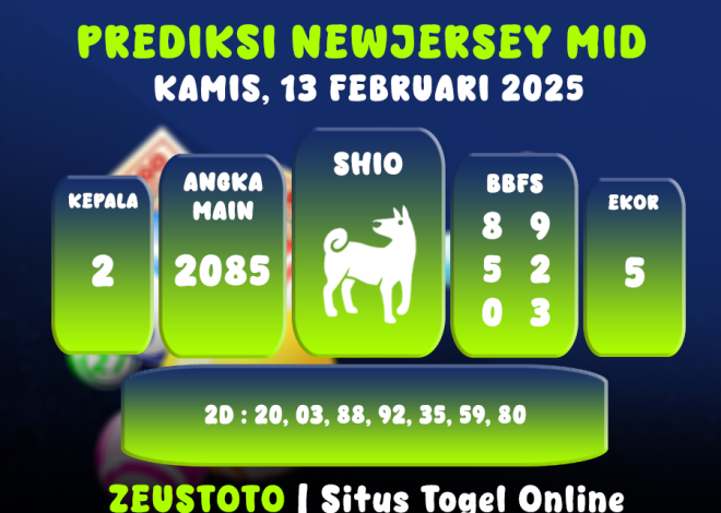 PREDIKSI NEWJERSEYMID POOL 13 FEBRUARI 2025