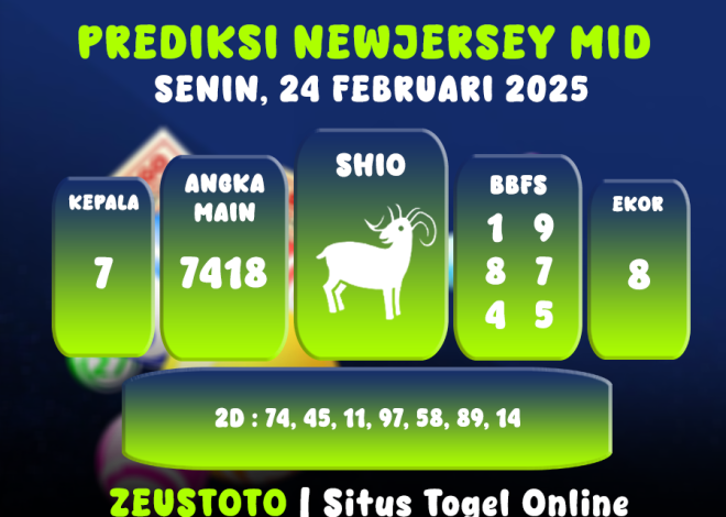 PREDIKSI NEWJERSEYMID POOL 24 FEBRUARI 2025