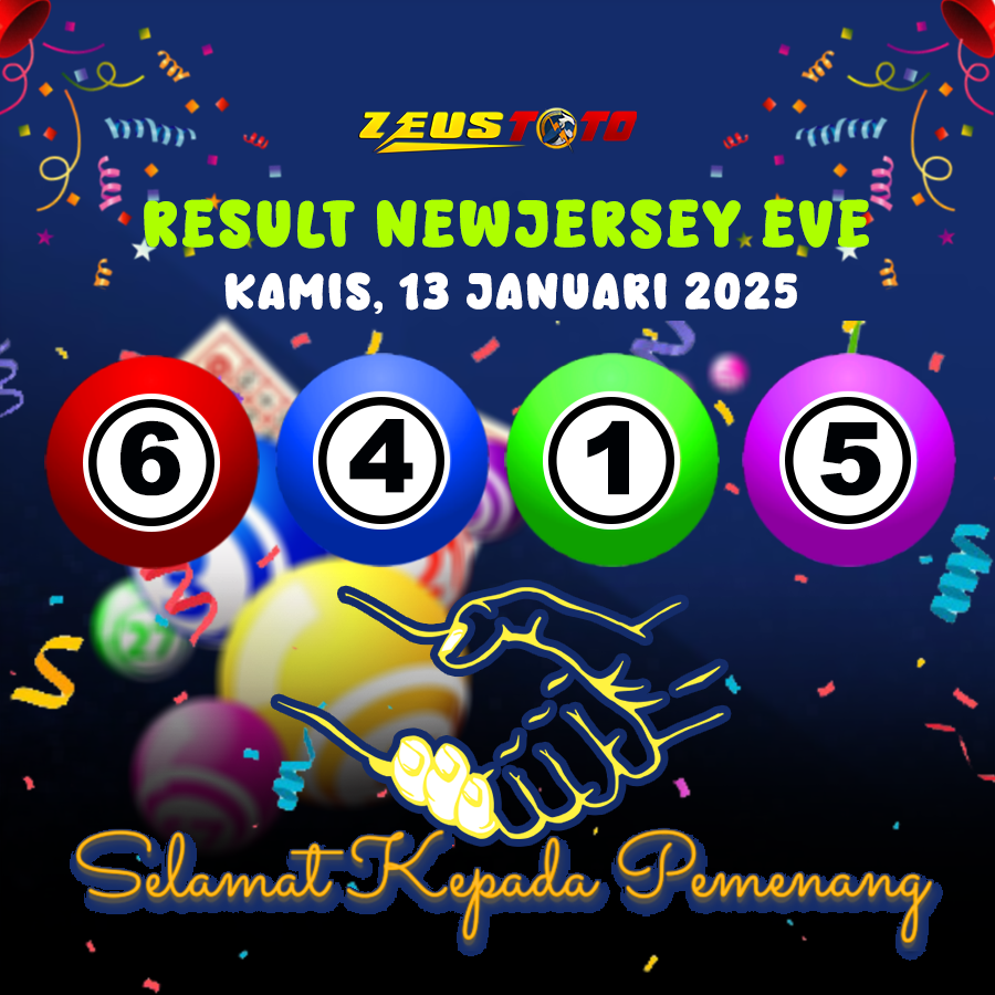 RESULT NEWJERSEYEVE POOL 13 FEBRUARI 2025