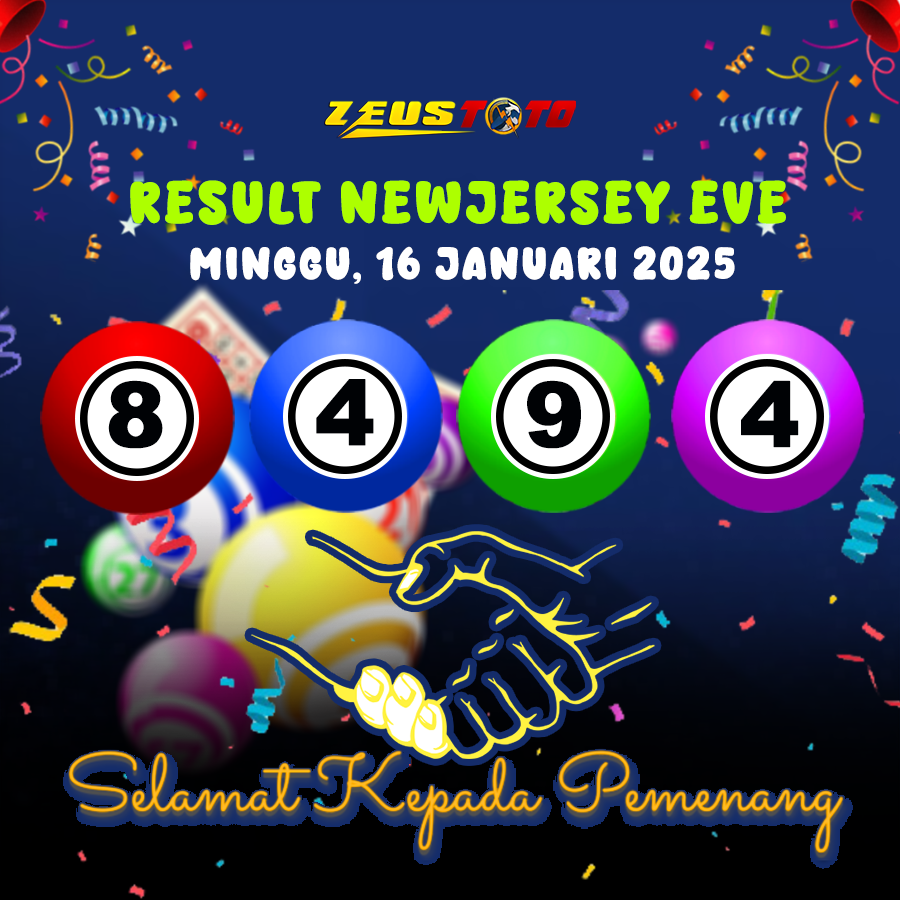 RESULT NEWJERSEYEVE POOL 16 FEBRUARI 2025