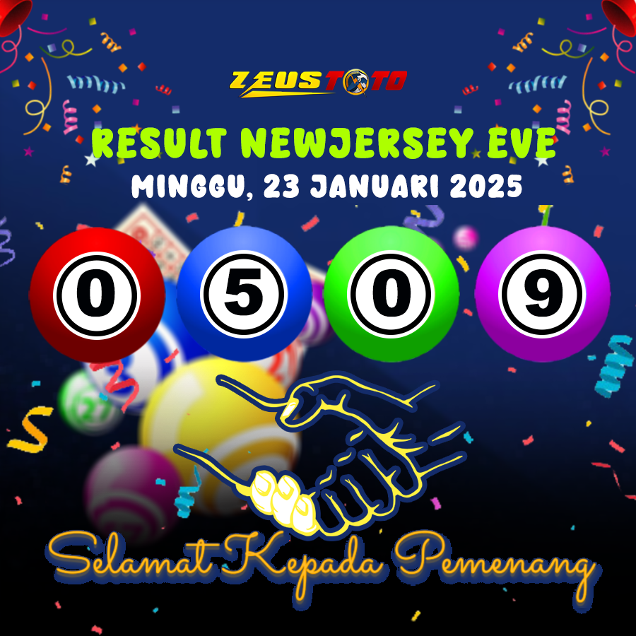 RESULT NEWJERSEYEVE POOL 23 FEBRUARI 2025