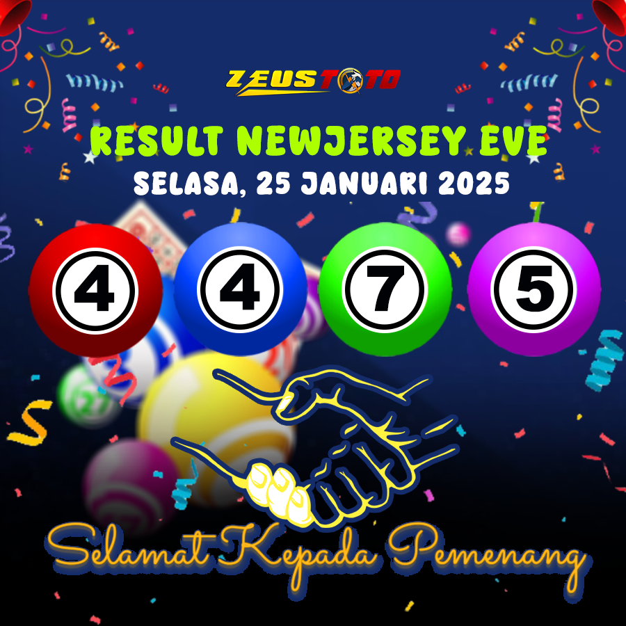 RESULT NEWJERSEYEVE POOL 25 FEBRUARI 2025