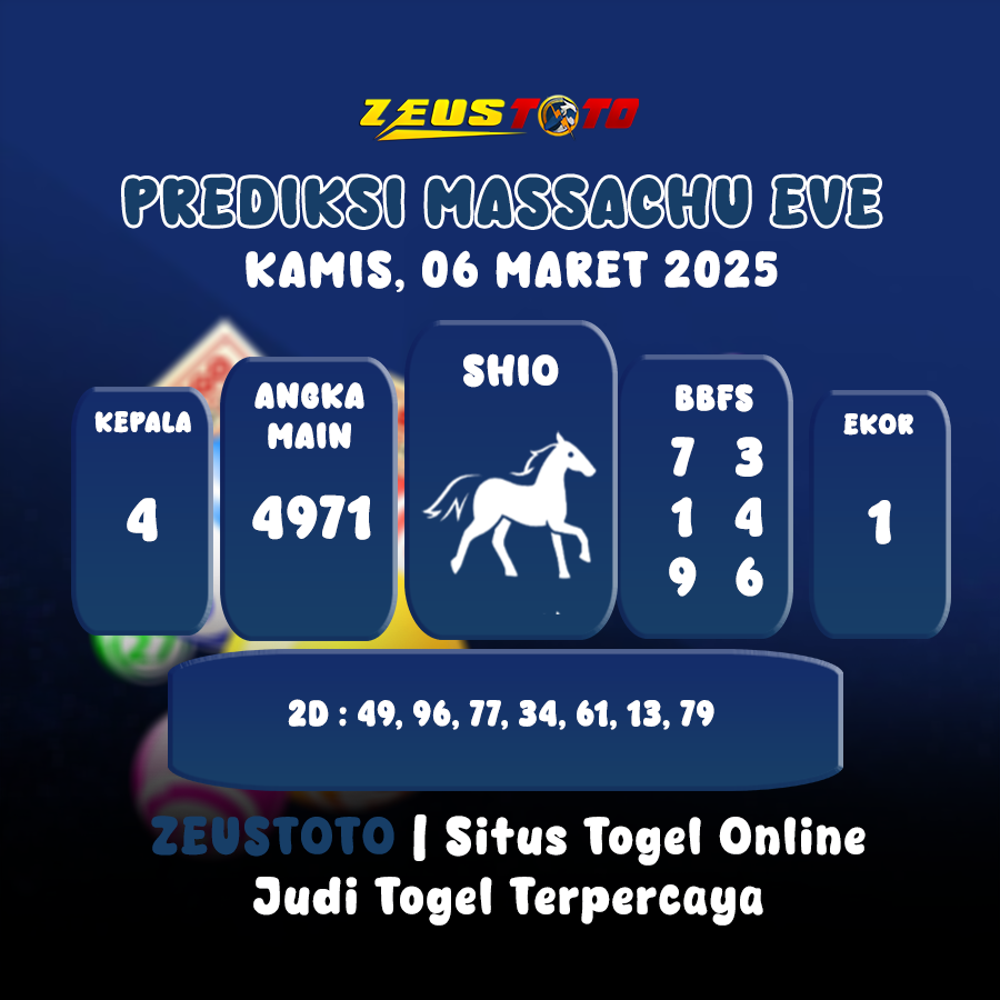 PREDIKSI MASSACHUEVE POOL 06 MARET 2025